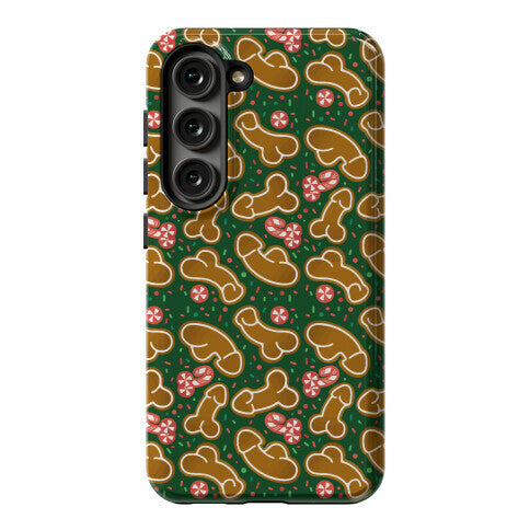 Gingerbread and Candy Cane Penises  Phone Case